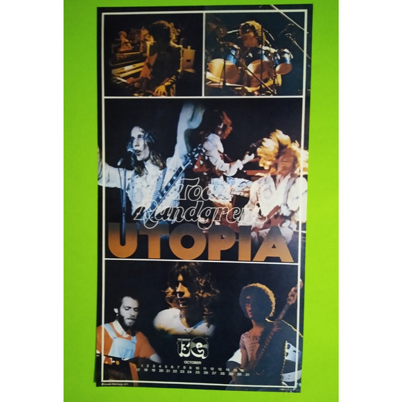 Todd Rundgren UTOPIA Progressive Rock Music Poster 50 Years Old Rocking 1970's - Picture 2 of 4